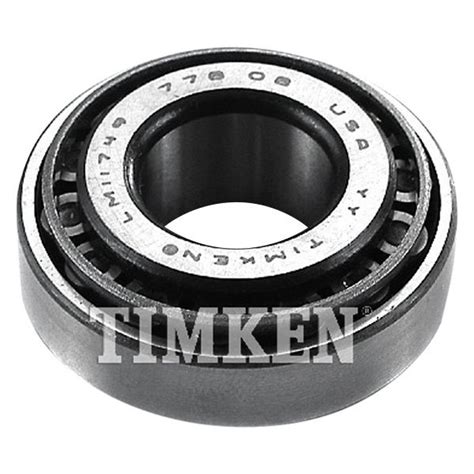 Timken Set Front Passenger Side Outer Wheel Bearing And Race Set