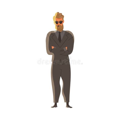 Bald Bearded Man Suit Stock Illustrations 36 Bald Bearded Man Suit