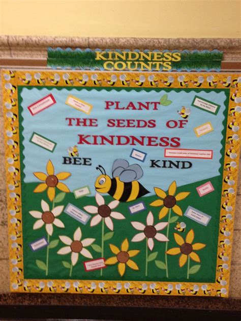 Plant The Seeds Of Kindness Kindness Counts Bulletin Board Character