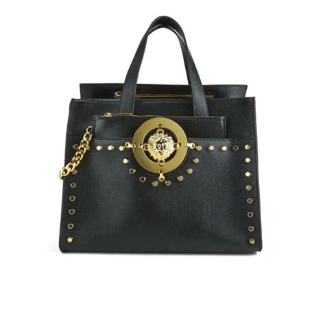 Versus Versace Womens Hardware Stud Tote Bag Black Free Uk