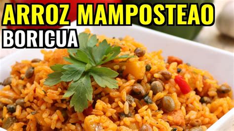 Receta Arroz Mamposteao Boricua Como Hacer Arroz Mamposteao