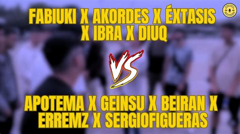 Batall N Fabiuki Akordes Xtasis Vs Apotema Geinsu