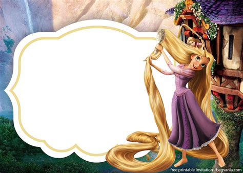 Invitaciones De Rapunzel Para Imprimir Kits Para Imprimir Gratis Porn