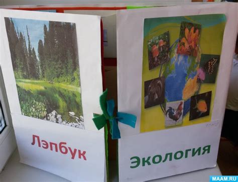 Лэпбук своими руками для детского сада экология