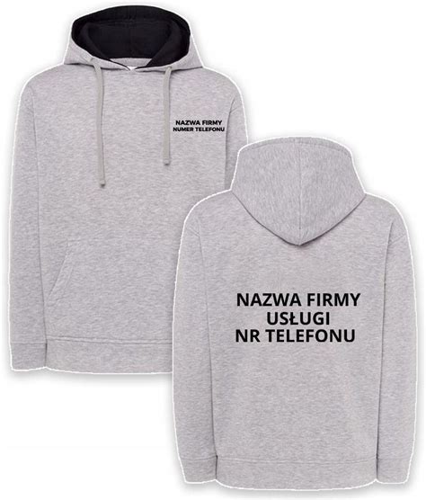 Bluza Z Kapturem Z Twoim Haftem Firmowym Xs Ceny I Opinie Ceneo Pl