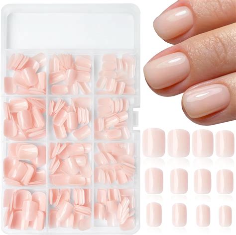 Loveourhome 360pc Square Press On Nails Short Fake Nails Acrylic Press On Nails