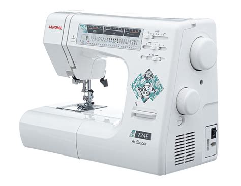 Электронная швейная машина Janome ArtDecor 724E — Швейные машины Janome ...
