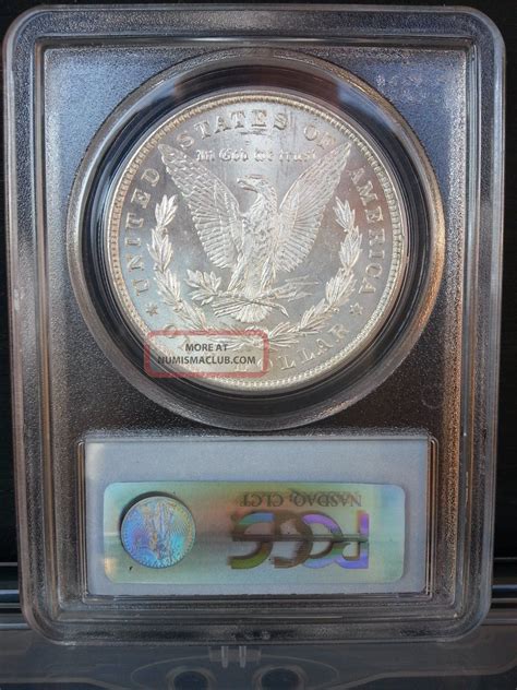 Tf Morgan Silver Dollar Pcgs Ms Vam Doubled Rib Top