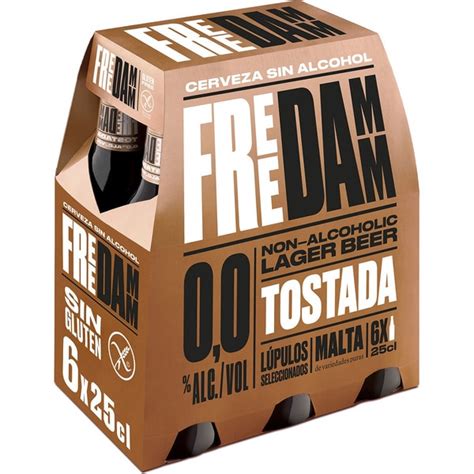 Cerveza Tostada 0 0 Alcohol Tipo Lager Pack 6 Botellas 25 Cl FREE