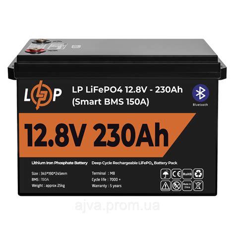 Аккумулятор LP LiFePO4 12V (12,8V) - 230 Ah (2944Wh) (Smart BMS 150А) с ...