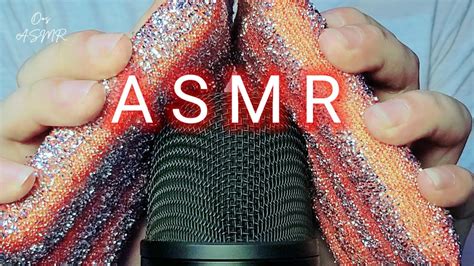 ASMR Scratching Microphone With Steel Wire Red Sponge Cloth YouTube