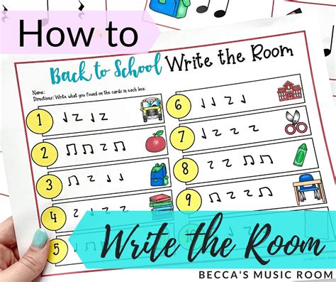 Write The Room An Exciting Way To Write Rhythms And Melodies Becca