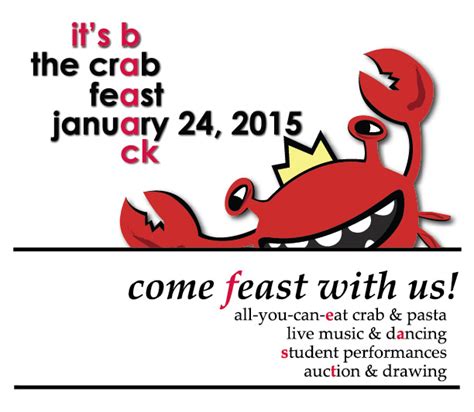 2015 Crab Feast Tickets on Sale Now! | Willow Glen Performing Arts Boosters