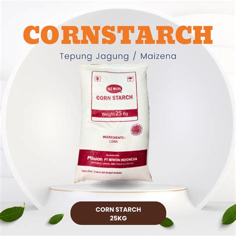 Jual CORNSTARCH TEPUNG JAGUNG MAIZENA MIWON 25KG Shopee Indonesia