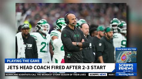 New York Jets fire head coach Robert Saleh after slow start to season