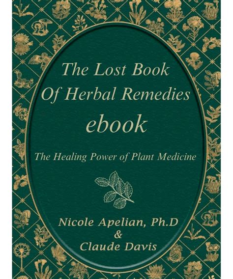 The Lost Book Of Herbal Remedies