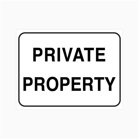 Private Property Sign Get Signs