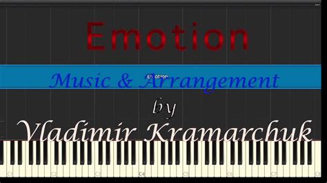 Emotion Piano Tutorial Synthesia Youtube