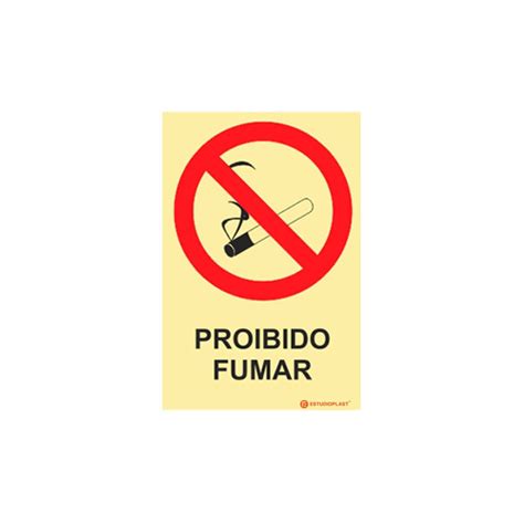 Sinal de proibição Proibido Fumar descrição