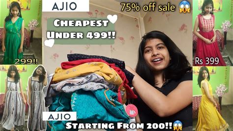 Cheapest Under Rs Ajio Haul Maxi Dresses Upto Off