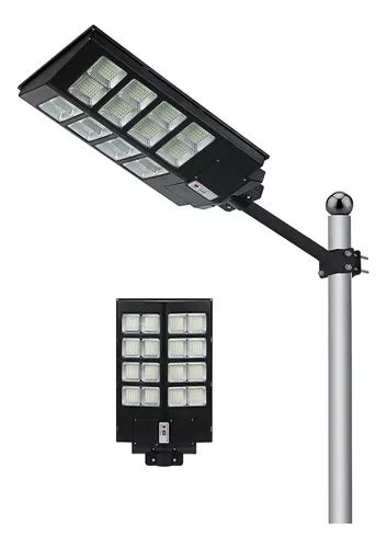 Lampara Led Solar Luminaria Suburbana Alumbrado Publico W