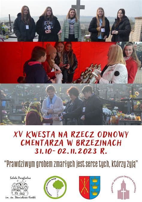 Kwesty na cmentarzach w Brzezinach i Lisowie w Gminie Morawica artykuł