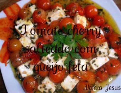 Tomate Cherry Salteado Queijo Feta Petiscos Receitas