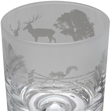 Animo Glass Whisky Tumbler Woodland Ts Direct 2 U