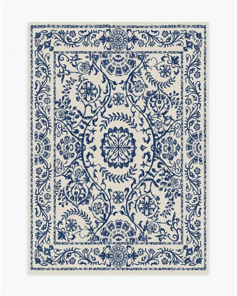 Delphina Delft Blue Rug | Ruggable