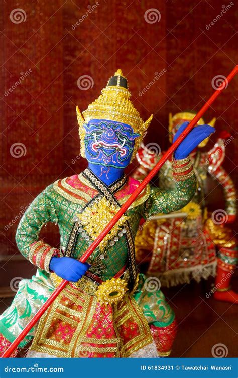 Ravana of the Ramayana stock image. Image of decoration - 61834931