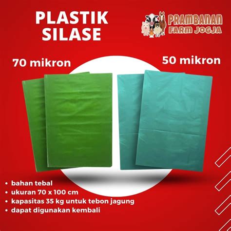 Jual Plastik Silase Fermentasi Pakan Ternak Kambing Domba Sapi Dll