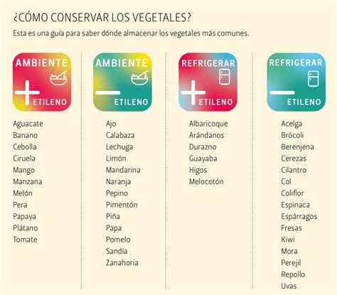 Aprenda A Almacenar Frutas Y Verduras