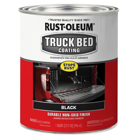 Rust Oleum Automotive 1 Qt Black Truck Bed Coating 248915 The Home Depot