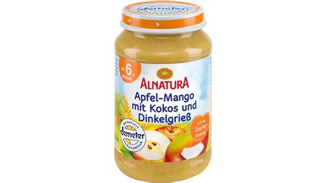 Alnatura Apfel Mango Kokos Dinkelgrie Online Bestellen M Ller