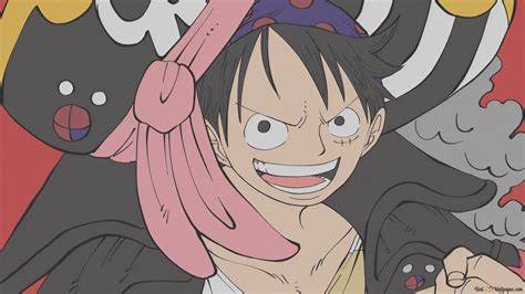 Luffy from One Piece Film: Red 4K wallpaper download