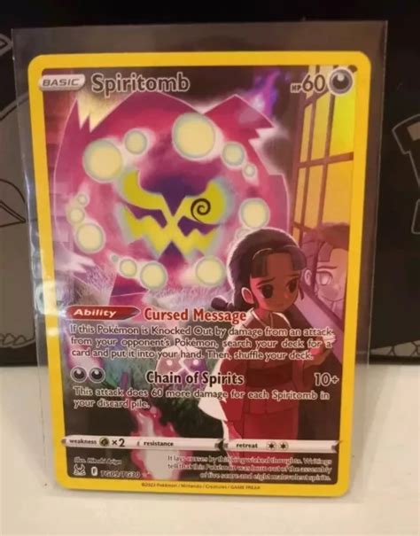 Spiritomb Tg09tg30 Pokémon Lost Origins Trainer Gallery Nm 099