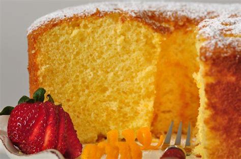 Moist Orange Sponge Cake