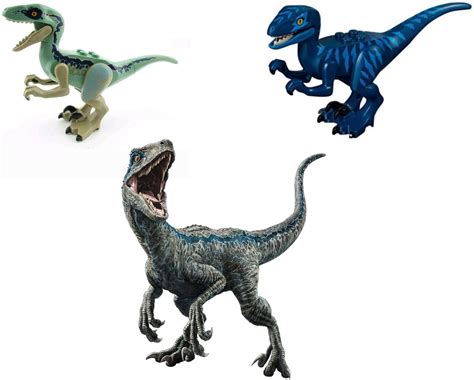 Lego's blue raptor design actually looks more accurate to Blue the ...