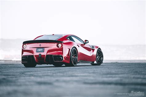 Impressive Red Ferrari F12 Perfected With Carbon Fiber Elements Gallery