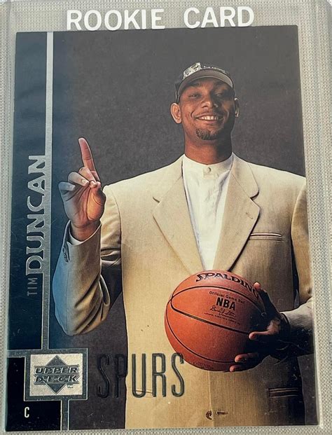 Lot Upper Deck Tim Duncan San Antonio Spurs Draft Day