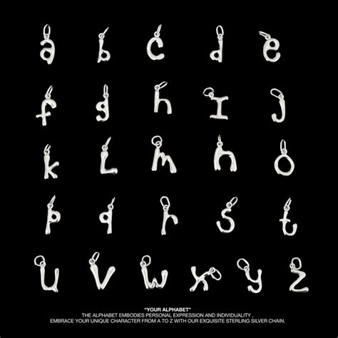 sale pendant  alphabet pendant silver