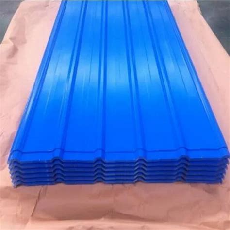 Jindal Blue Color Coated Roofing Sheet Material Grade Gsm