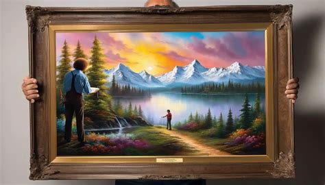 Exploring The Art Of Bob Ross Oval Paintings Creative Flair