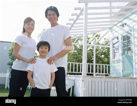 Family with smile Stock Photo - Alamy