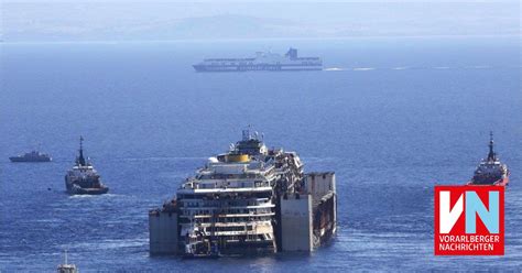 Letzte Reise Der Costa Concordia Hat Begonnen Vorarlberger