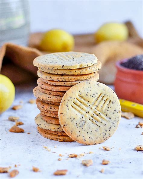 Lemon Poppy Seed Shortbread Cookies A Baking Journey