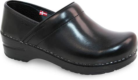 Sanita Professional Clog In Black Cabrio Leather Discount