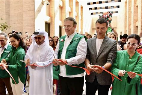 In DOHA Foreign Secretary Marcelo Ebrard Inaugurates The Qatar 2022