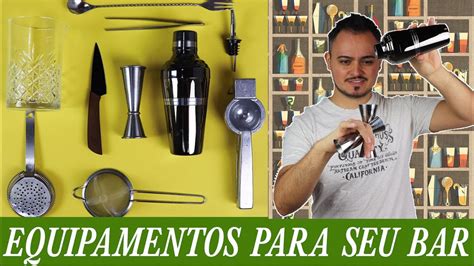 Como Montar Um Bar Em Casa Equipamentos B Sicos Youtube