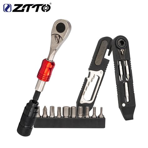 Ztto Bicycle Mini Ratchet Wrench Portable Multifunctional Tool Mm